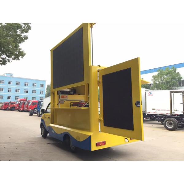 Small Foton Brand Advertising Vehicle Mounted LED Display Euro 6 Led Mobile Digital Advertising Sign Trailer