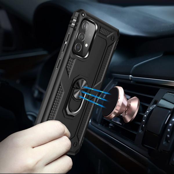 KickStand Heavy Duty Cell Phone Cases Magnetic Suction For Samsung Galaxy A52