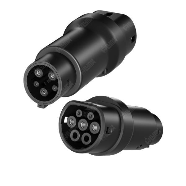 Oem EV Charger Connector 32A Adapter Ev Charger Car Ac Connector Gbt to J1772 Adapter