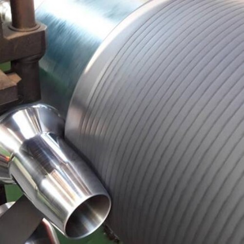 Rubber Covered Grooved Press Roll for Press Section in Paper Making Machine with Cast Steel Shaft