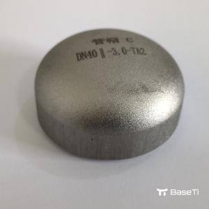 China Industrial Titanium Pipe Fitting Pipe Tubing End Caps Titanium Piping Accessories wholesale