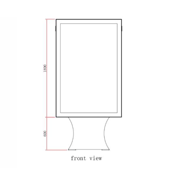 Double Sided EPDM Seal 4G Solar Powered Light Box