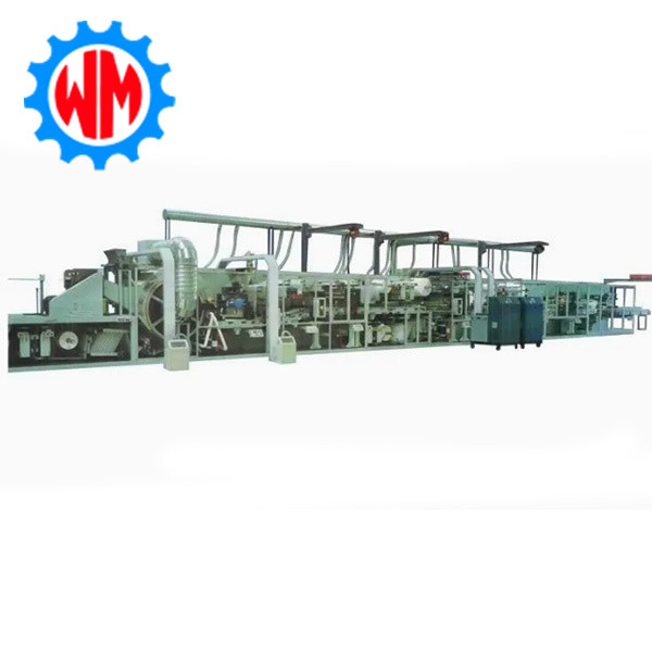China New Type Professional Full Servo Pet Diaper Production Line Customized High Efficiency wholesale