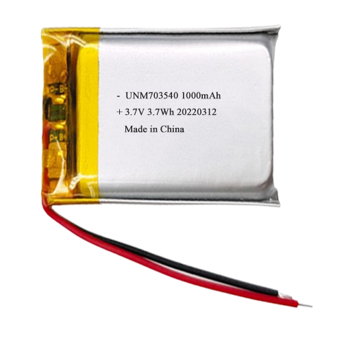LiPo Battery 1000mAh 703540 3.7V Rechargeable Li Polymer Battery for Electronic Products