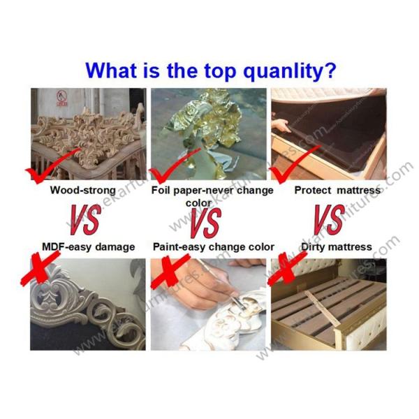 High End Modern Leather Bed For Villa Bedroom Furniture Set