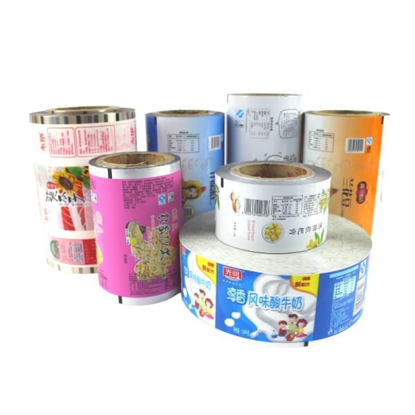 40-60 Microns Plastic Printed Laminated Packaging Film Roll For Sour Plum Paste