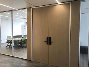 China Contemporary Glazed Partition Glass Office Walls Panel Acoustic Insulation on sale
