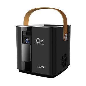 China Flyin P12 1080P Max 4K Mini Projector 9000mAh Battery Outdoor Video 400 ANSI Lumens Android 9 2GB/16GB DLP Link 3D Proyector wholesale