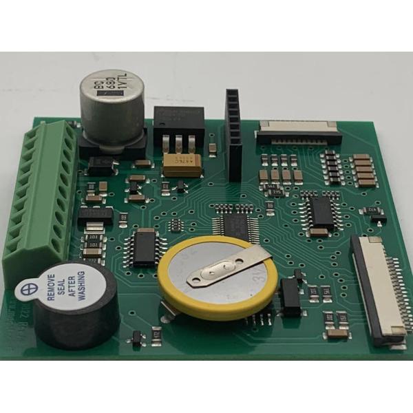 6 Layer 2 Oz Prototype PCB Assembly Black Soldmask White Silkscreen Green Surface