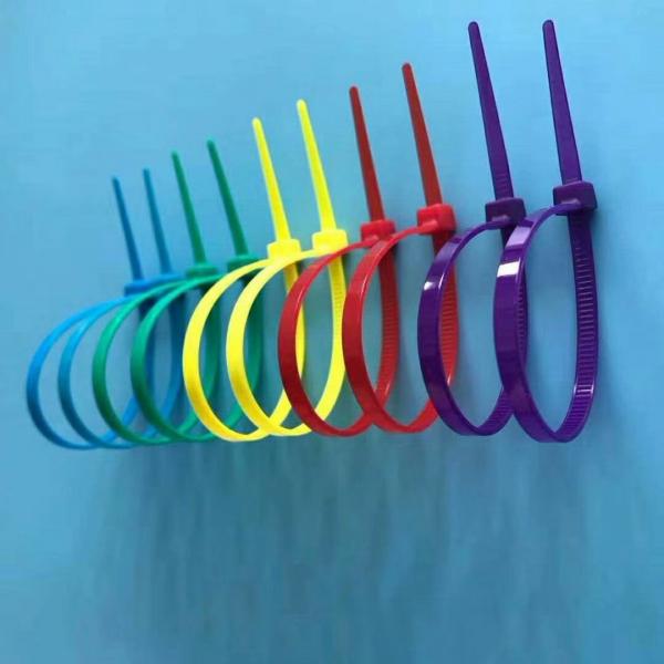 Quality Free Sample Available Nylon Cable Ties Easy Use Self-locking Type In Different Colors for sale
