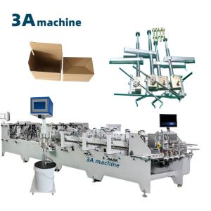 CQT 900YG-2 Pre-Folded Bottom Lock 4 6 Corner Automatic Folder Gluer Machine for