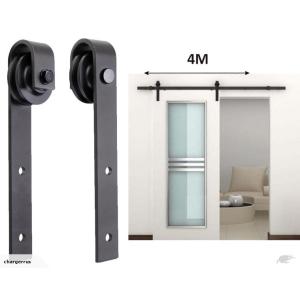 Buy cheap Jinnaike Interior Wooden Door Black Diamond Iron Powder Coated Silde Gate from wholesalers