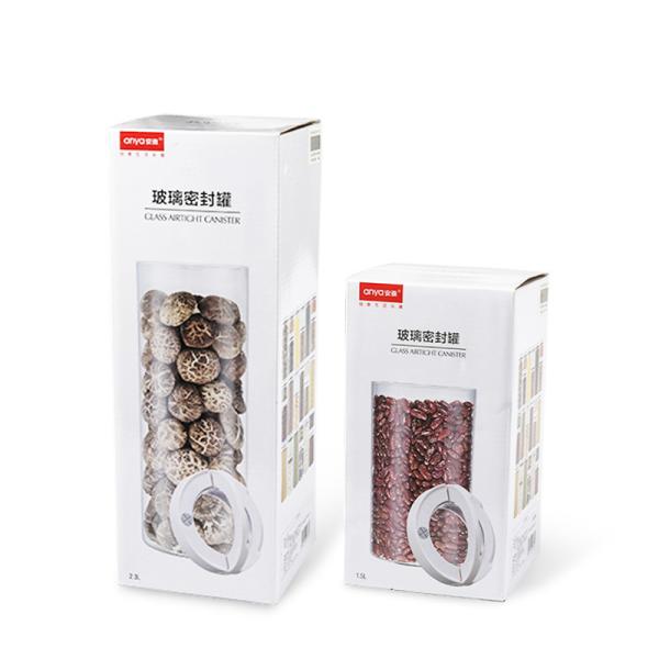 High borosilicate glass sealing tank with adjustable date