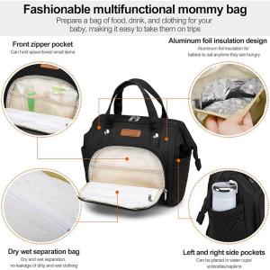 Custom Baby Diaper Bag Backpack Small Maternity Handbag Waterproof Multifunction