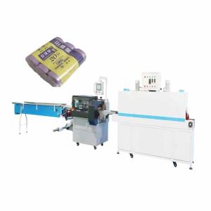 China 380V Heat Shrink Packing Machine Automatic 15KW Garbage Wrapping Machine on sale