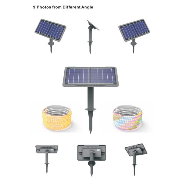 IP65 Outdoor String Light , SMD5050 Outdoor String Light With LiFePO4 Battery