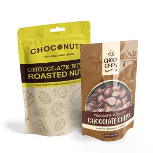 Moisture Proof Digital Printing Pouch Zipper Lock Food Packaging Bag