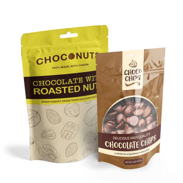 Moisture Proof Digital Printing Pouch Zipper Lock Food Packaging Bag