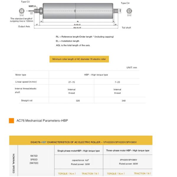 AC Motor 3pH380V Sprocket Pallet Conveyor Roller For Heavy Load