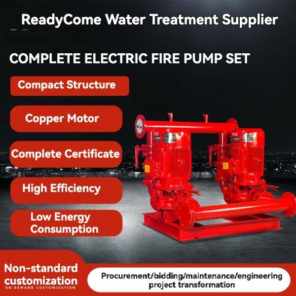 Automatic Fire Hydrant Diesel Pump Station Water Spray Fire Fighting Pump Set