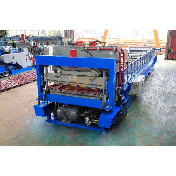 Durable Glazed Tile Roll Forming Machine 5.5Kw Automatic High Speed