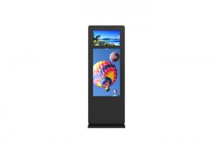 China 32+55 inch indoor screen lcd outdoor advertising totem kiosk CMS software lcd display digital signage and displays wholesale