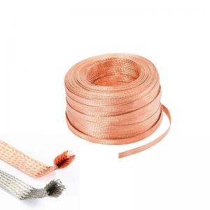China 15mm Flat Braided Copper Ground Strap For Transformer Installation wholesale