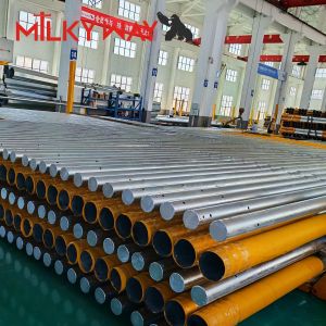 11 METERS TUBULAR STEEL POLES TENSION IRAQI STAIRCASE STEEL POLES