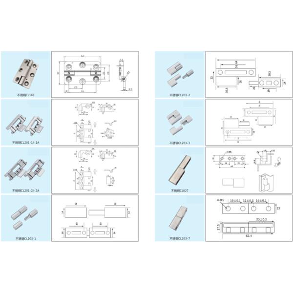 Stainless Steel Quarter Turn Knob Electronic Cam Lock For Mechanical Tool Box Power Distribution Cabinet Mailbox 