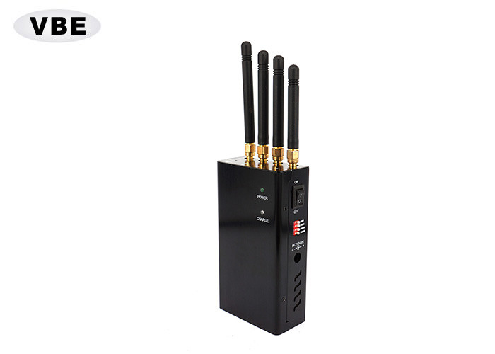 China High Frequency Portable Cell Phone Blocker 4 Bands Handheld Signal Jammer wholesale