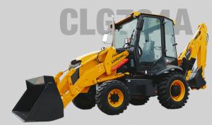 China 75KW 8 ton Loader Mini Backhoe Loader CLG764A 4x4 Backhoe Excavator Loader wholesale