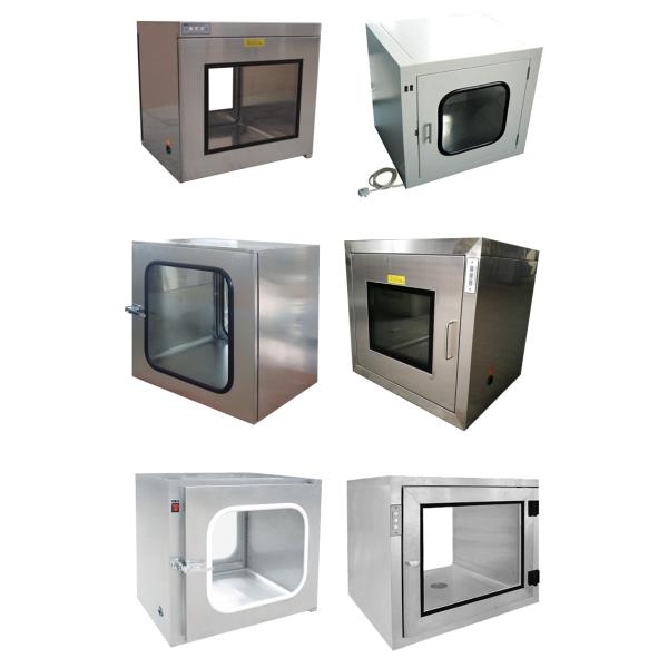 Air Shower Cleanroom Pass Box With HEPA Filter Minimize The Pollution Extent