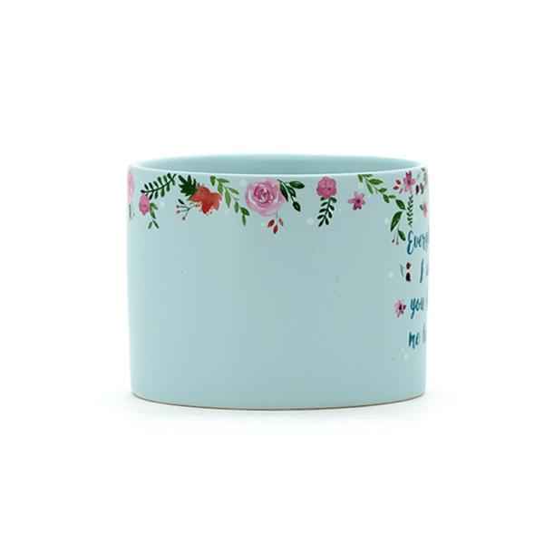 Lovely Mothers Day Crockery Elegant Design Mom Gift Ceramic Mug Coffee With Gold Handle