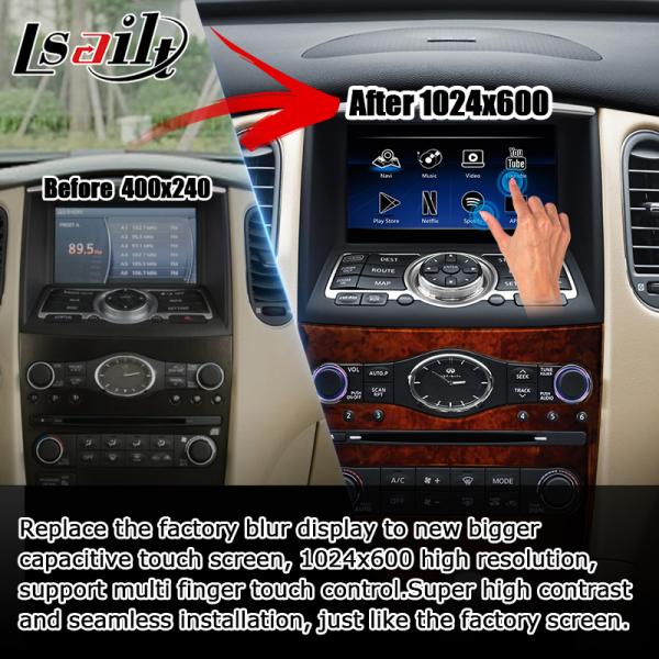 Infiniti QX50 EX EX35 EX25 EX37 Nissan skyline crossover Android HD screen carplay android auto upgradew