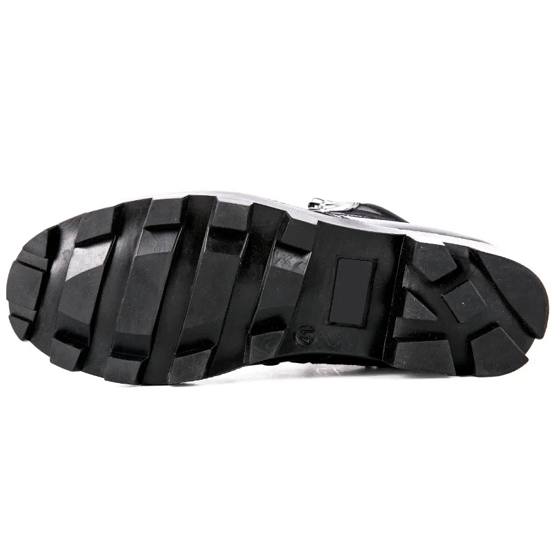 Patent Mens Leather Combat Boots Black Tan Brown Oxford Tactical Outdoor Climbing