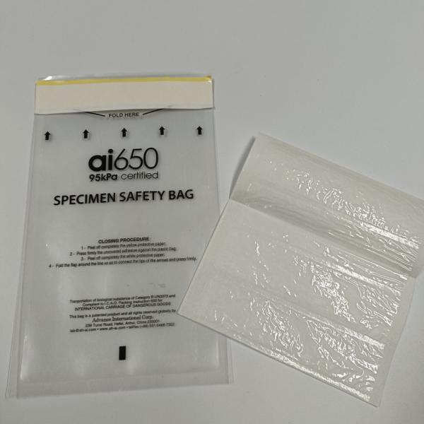 7 Slotted Specimen Packaging Bags For Specimen Tube Packaging And Transport