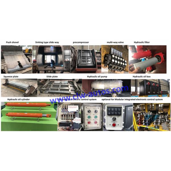 Euro3 7cbm/7m3 Rubbish Removal Truck 6 Wheel Compressed Garbage Truck