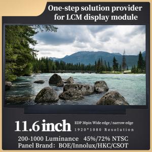 China ROHS ISO9001 11.6 LCD Screen 1920*1080 Resolution BOE LCD Panel on sale