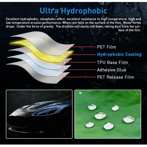 7.5mil DT15 TPU BASF Car High Glossy Ultra Soft Transparent Paint Protection Film