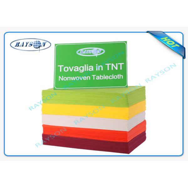 AZO Free Harmless And Non - Toxic Tnt Fabric Disposable Table Cloths
