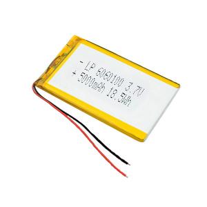 China 5000mAh 6060100 Li Polymer Battery 3.7V Lipo 500 Times Cycle Life wholesale