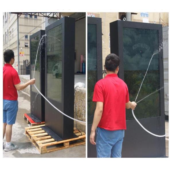 IP65 4G 3G Android 1920×1080 75 Inch Outdoor LCD Totem