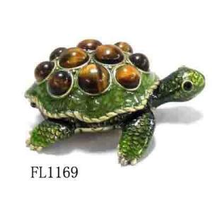 Wholesale Turtle Hinged Trinket Box