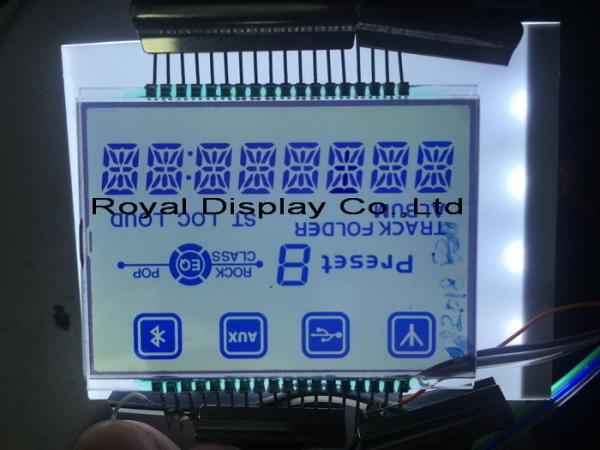 Customize Digital Signal Parallel 45mA 7 Segment LCD Display Module STN For