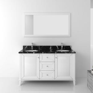 China Modern Sanitary Furniture Bathroom Cabinet Sets With Double Basin wholesale