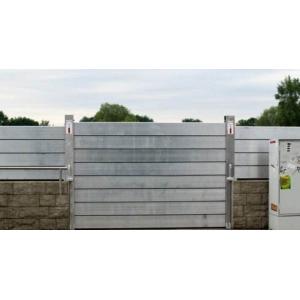 China 6063T5 Flood Control Wall Aluminum Metal Baffle Plate for Flood Protection on sale