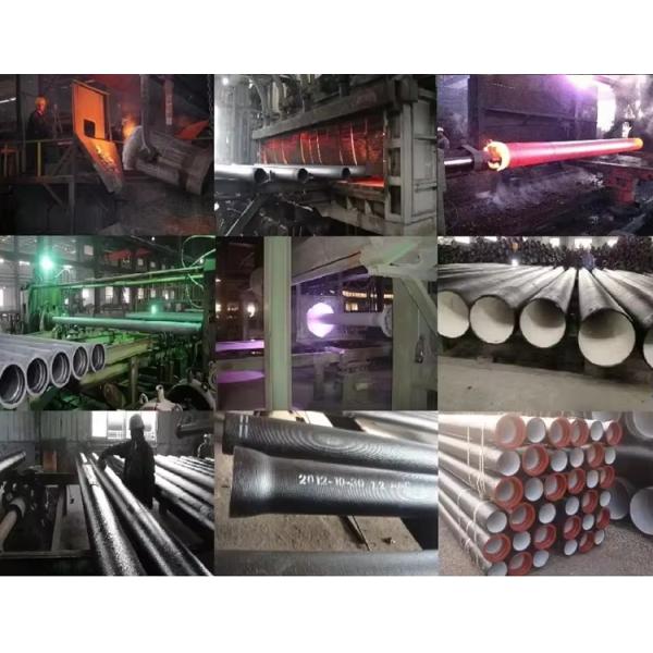 EN545 ISO2531 Cement Lined Ductile Iron Pipe 10Inch 12Inch 16Inch 18Inch C25 K7 K8 K9 Water Supply Pipe
