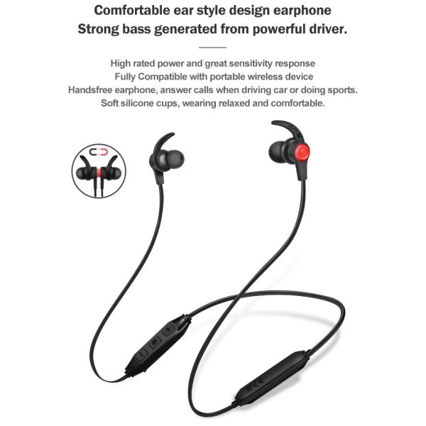 OEM 110mah Battery Bluetooth Sport Earbuds Deep Bass For Running