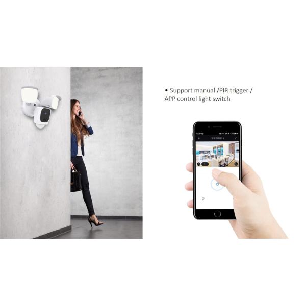 Smart Wireless 1080P Floodlight Camera(E97A)