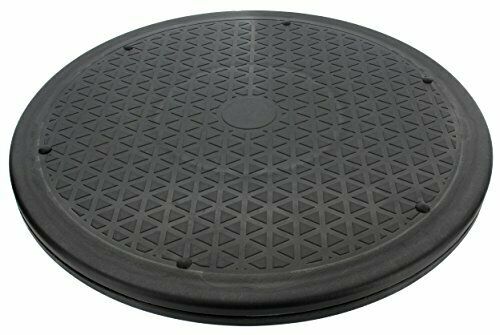 Heavy Duty Fiberglass Composite Manhole Cover , Round Square Recessed Manhole Cover